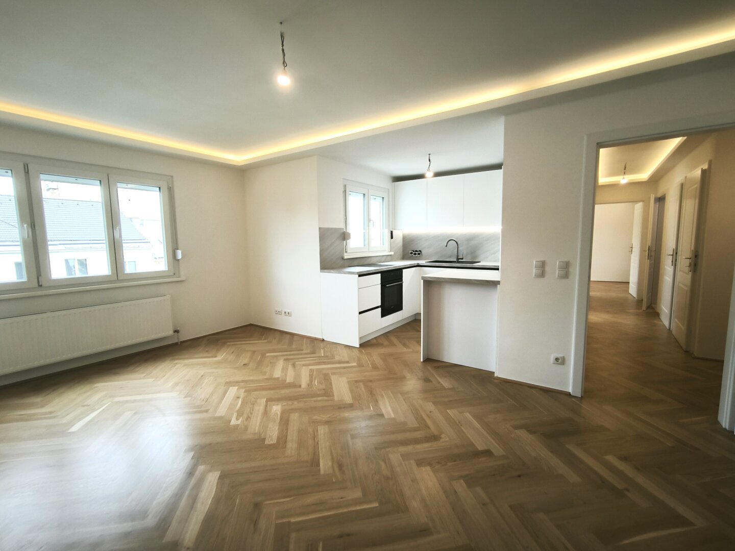 Erstbezug - hochwertig sanierte 3-Zimmer-Wohnung in ruhiger Lage – ein stilvolles Zuhause für Familien